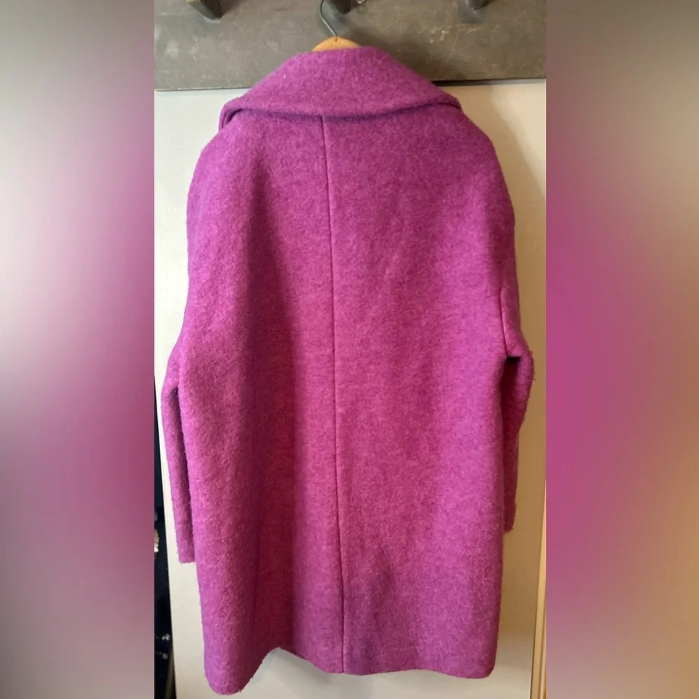 Mango wool blend oversized coat - Picture 9 of 13